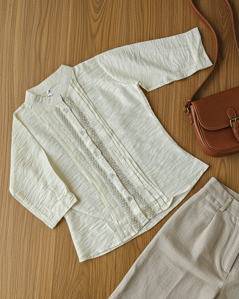 White Pearl Top (Medium)