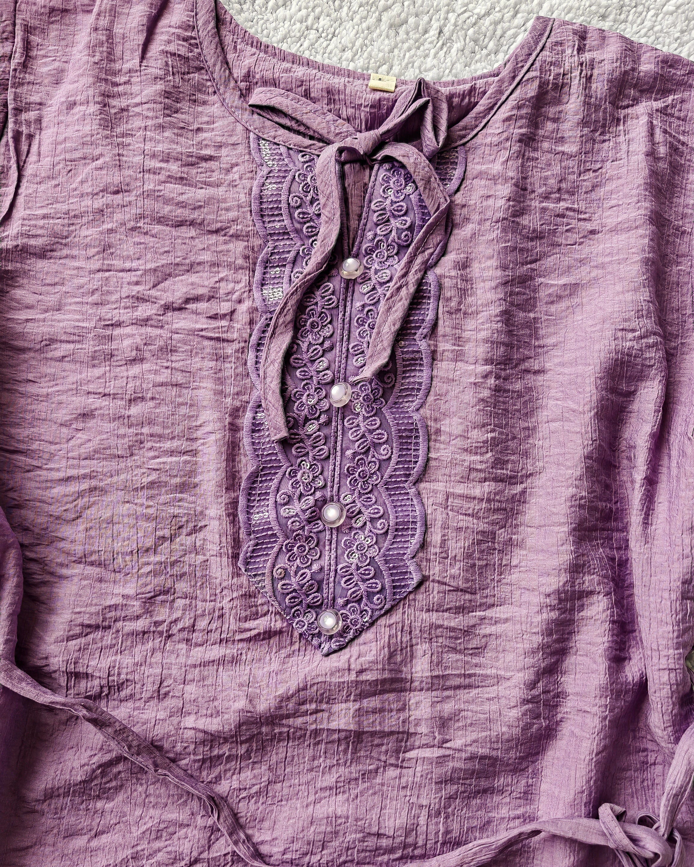 Purple Belted Top (Large/XL)