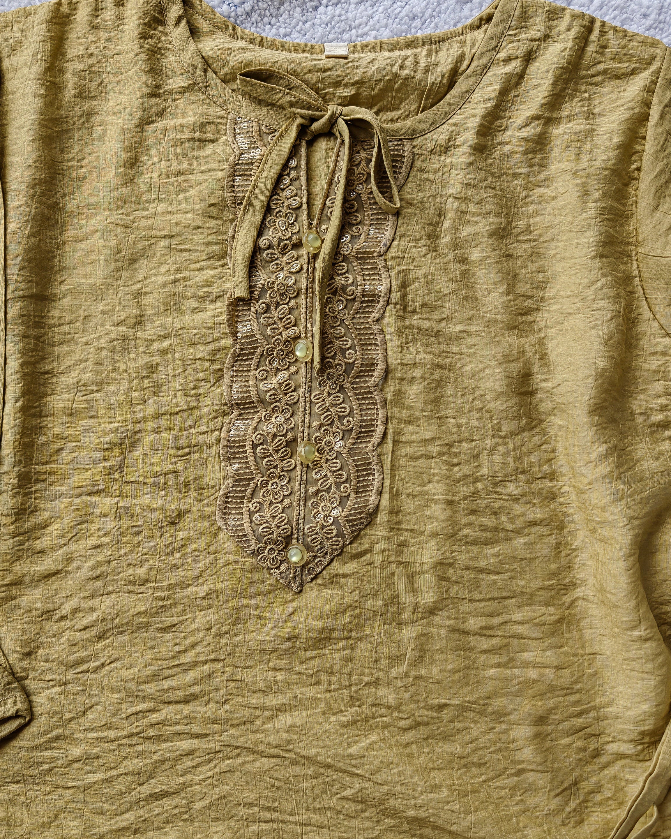 Green Belted Top (Large/XL)