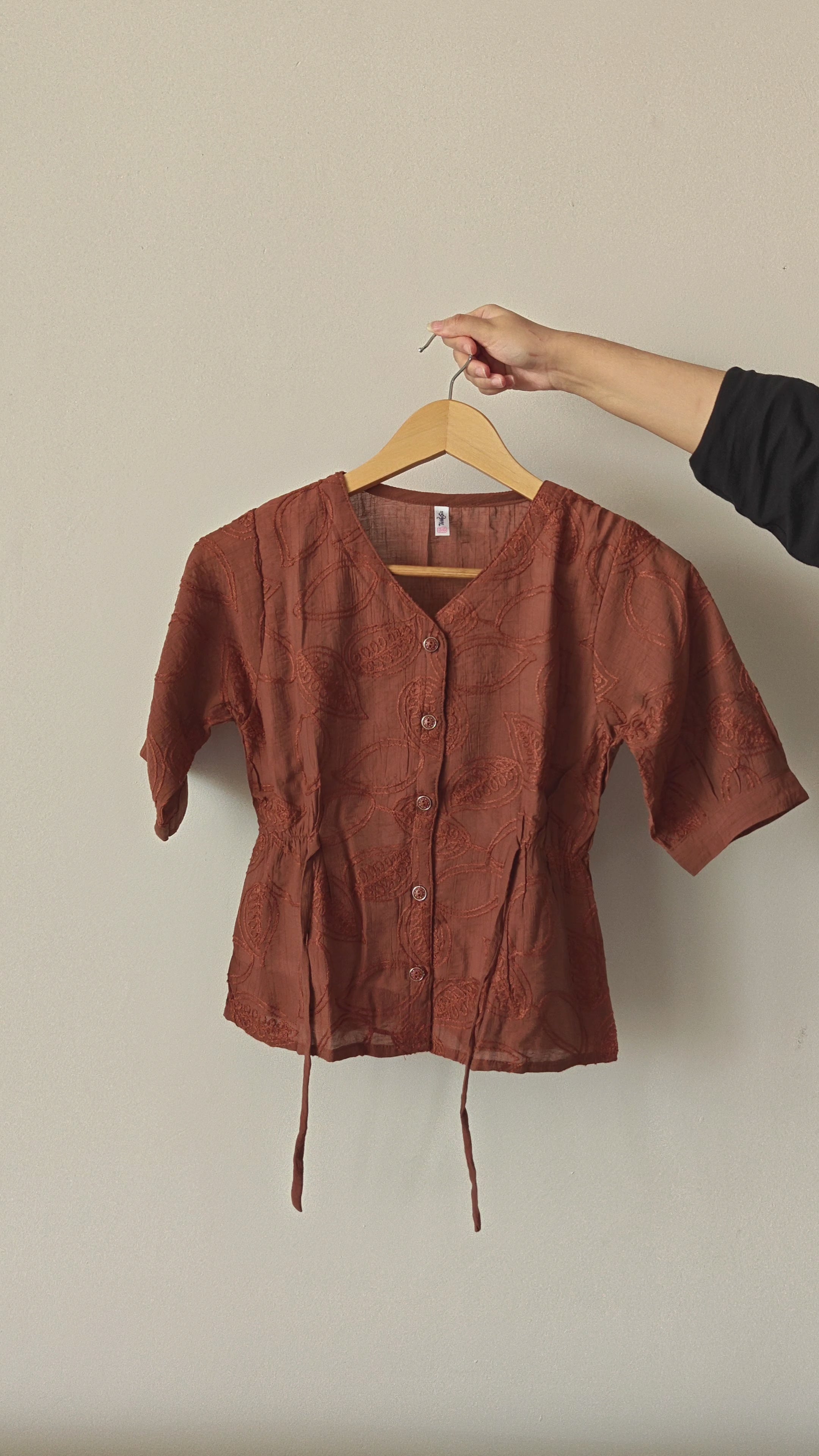 Rust String belt Top (Medium)