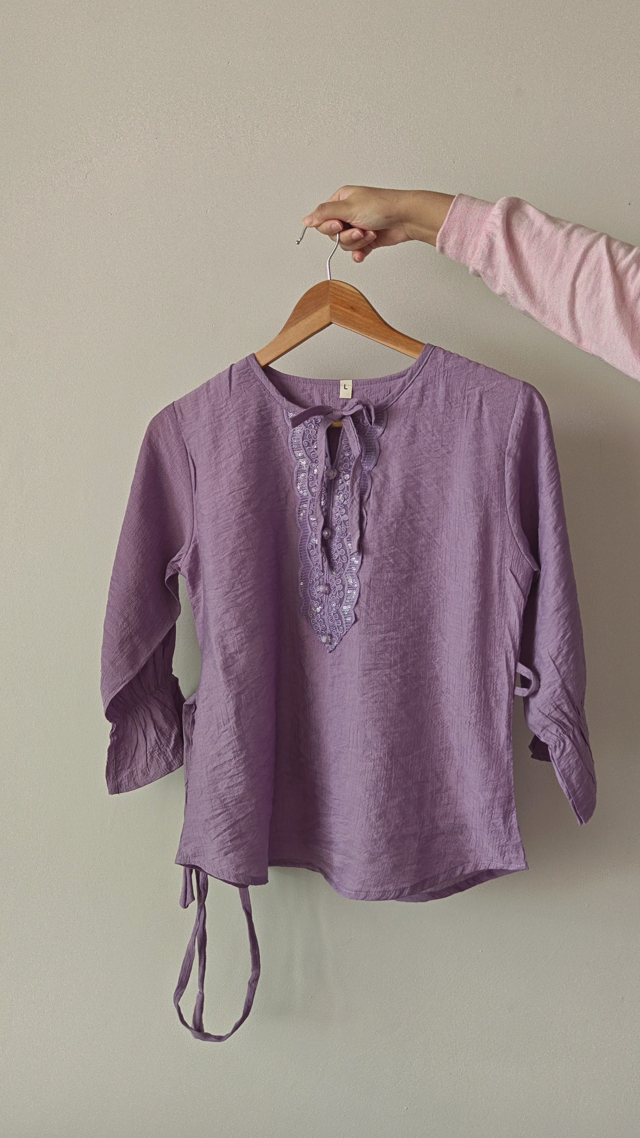 Purple Belted Top (Large/XL)